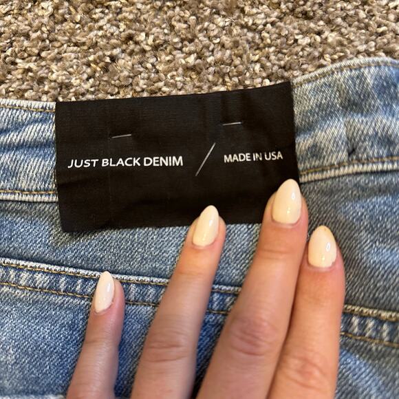 JUST BLACK DENIM Women's The Everything Straight Size 30 In Medium Denim - Picture 12 of 13